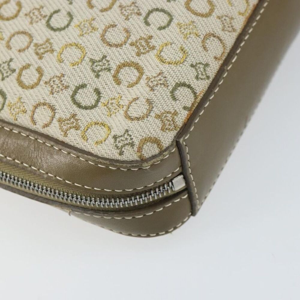 Celine C Macadam Shoulder Canvas Khaki Canvas Shoulder Bag Bag - Picture 12 of 16